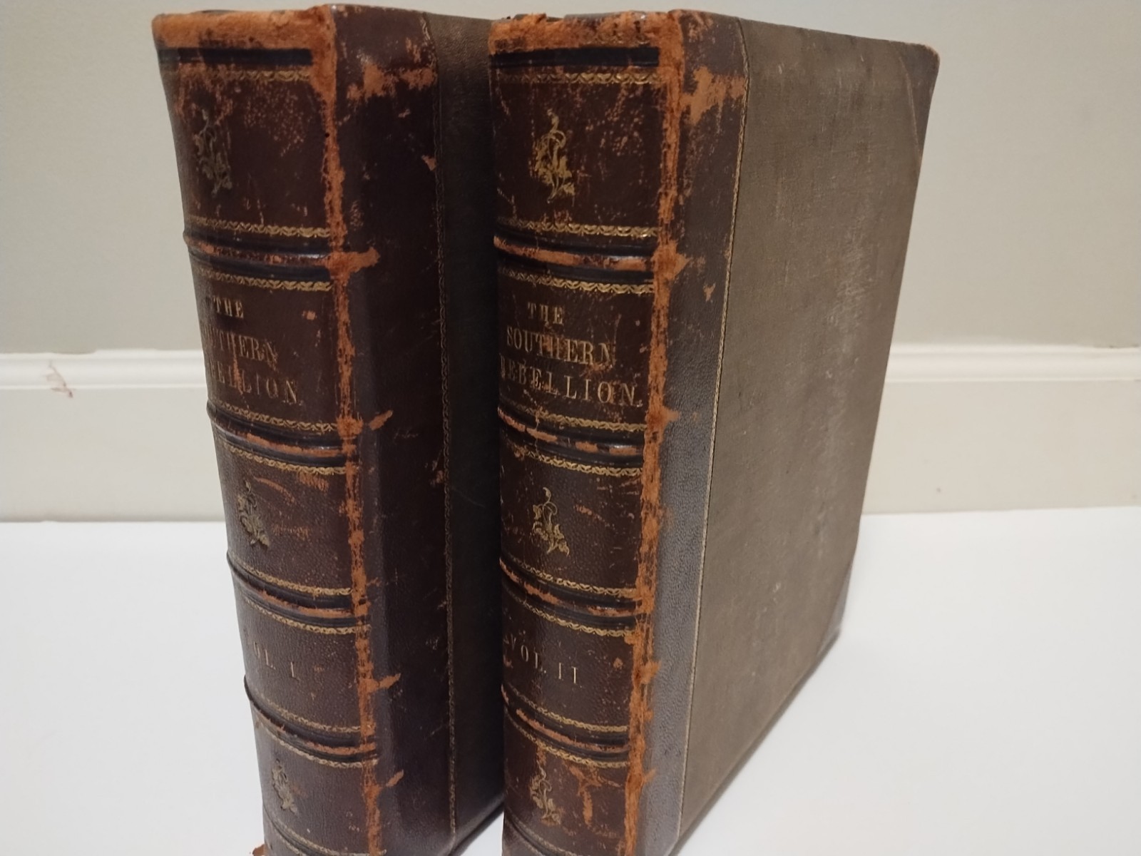 1862, 1867 The Southern Rebellion Hardcover Book Set Vol 1 -2 By W A Crafts