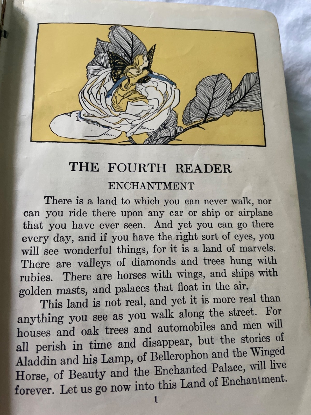 Bobbs-Merrill Fourth Reader Hardcover 1922 Kansas Edition Illustrated By Vera St
