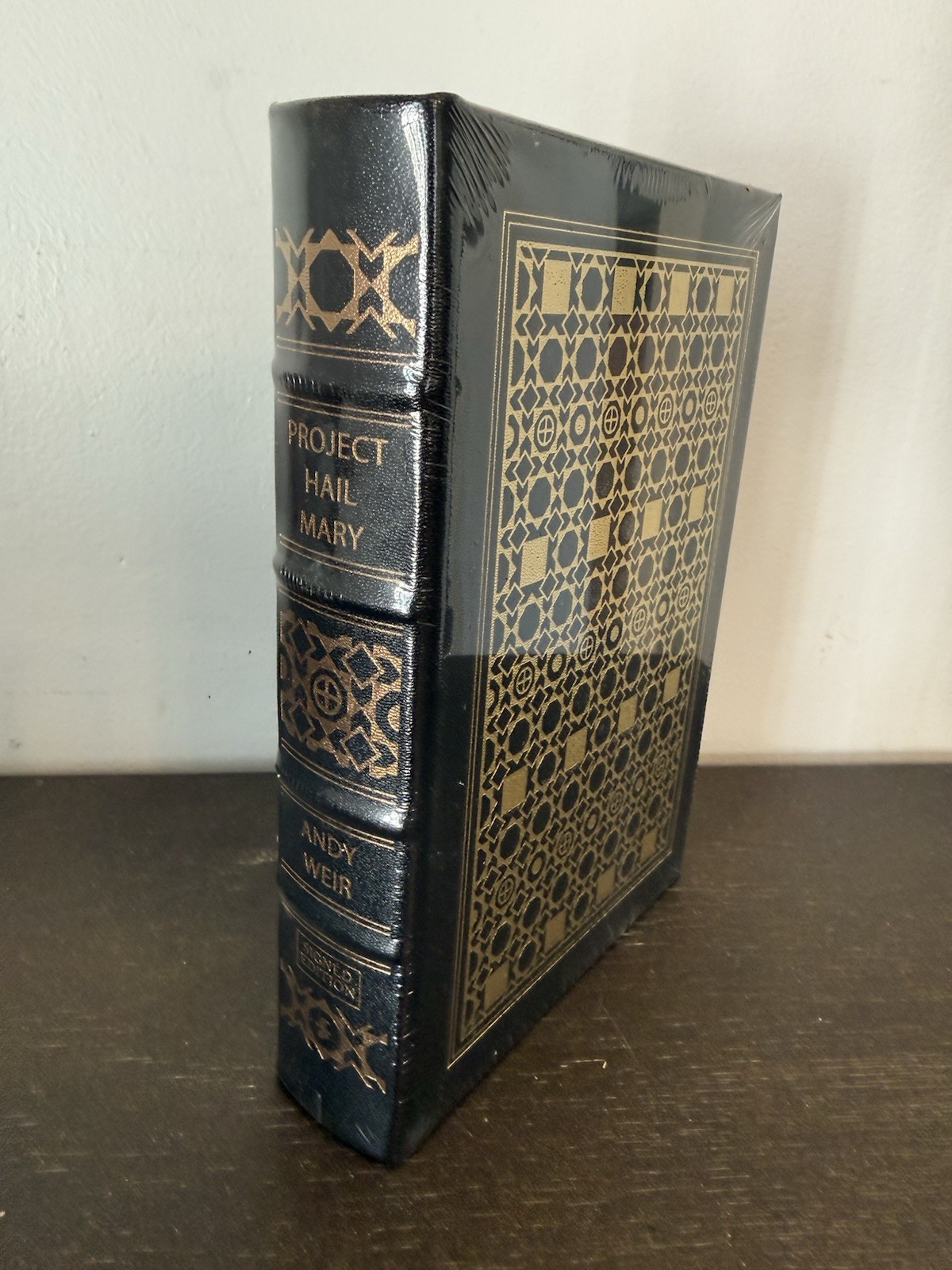 Andy Weir SIGNED – PROJECT HAIL MARY – Easton Press Leatherbound Ed STILL SEALED