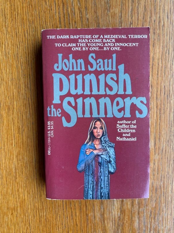 John Saul Punish The Sinners Dell Books Reprint ed Very good