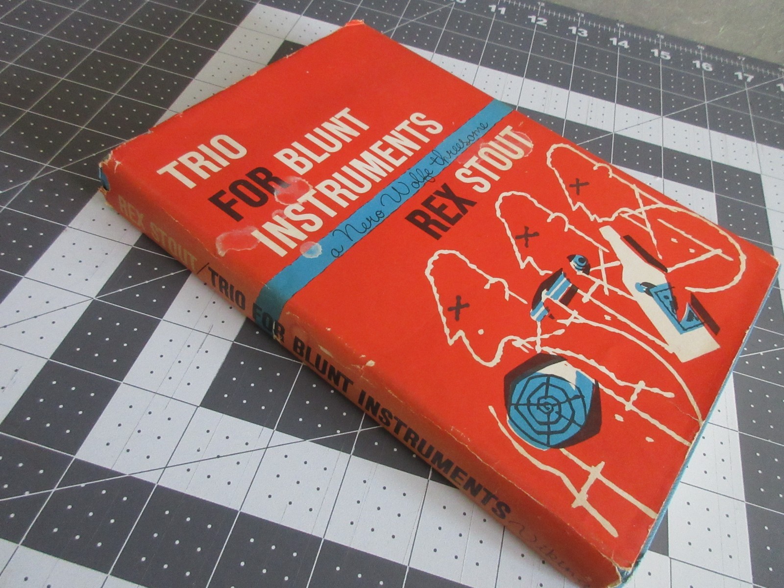 Trio for Blunt Instruments Nero Wolf threesome by Rex Stout 1964 BCE HCDJ