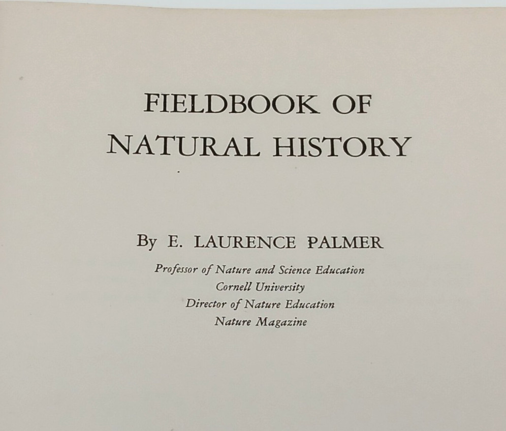 Fieldbook Of Natural History Laurence Palmer 1949 HC First Edition McGraw-Hill