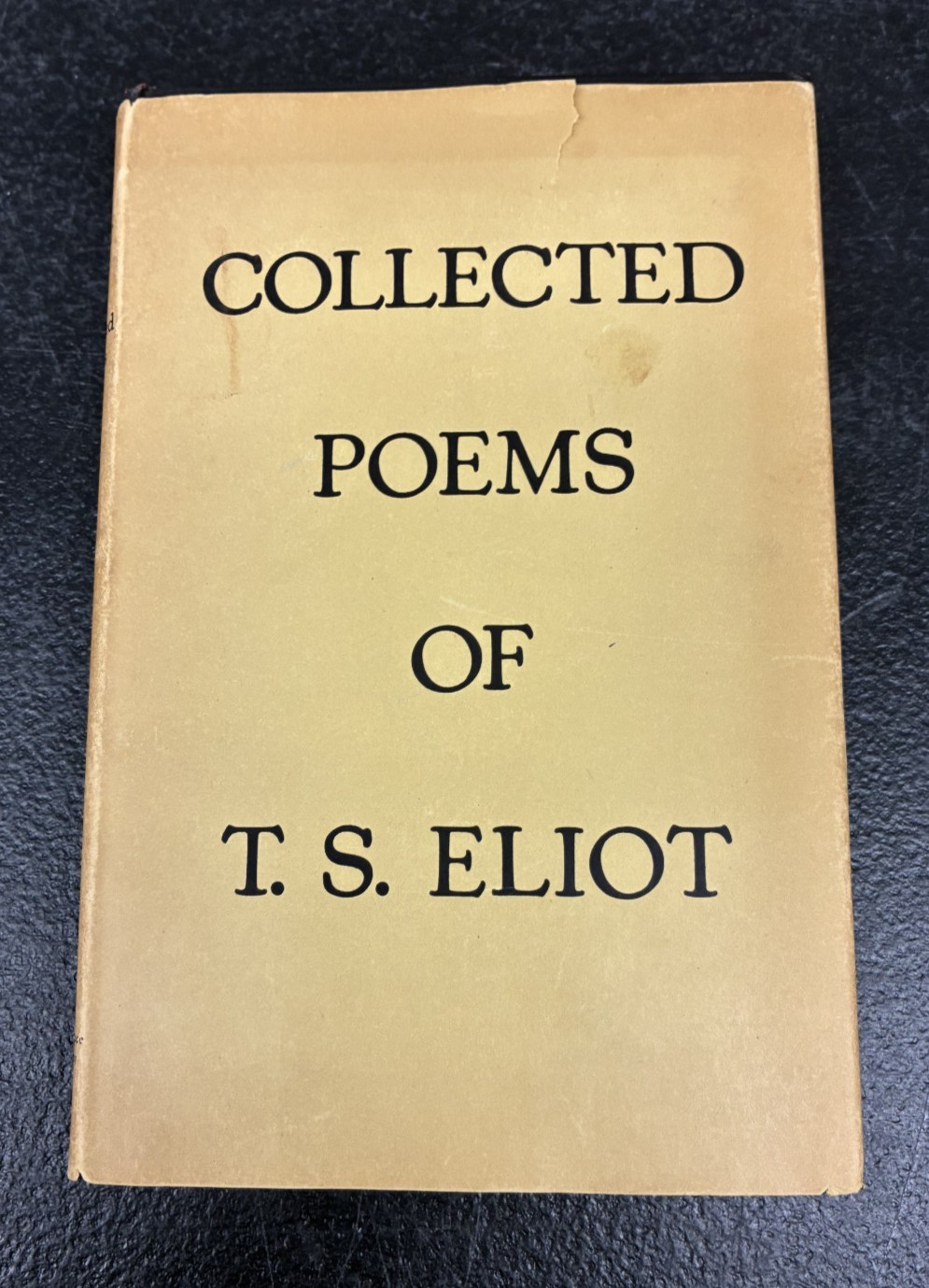 Collected Poems of T. S. Eliot 1909-1935, HC DJ (1936) 1st Edition