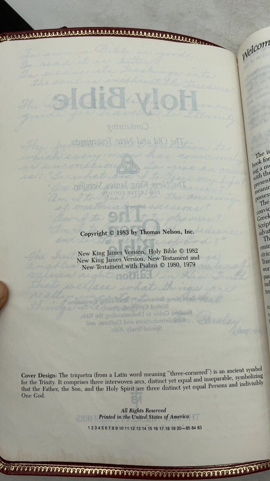 Holy Bible: The New King James Version, The Open Bible Expanded Edition Hardc…