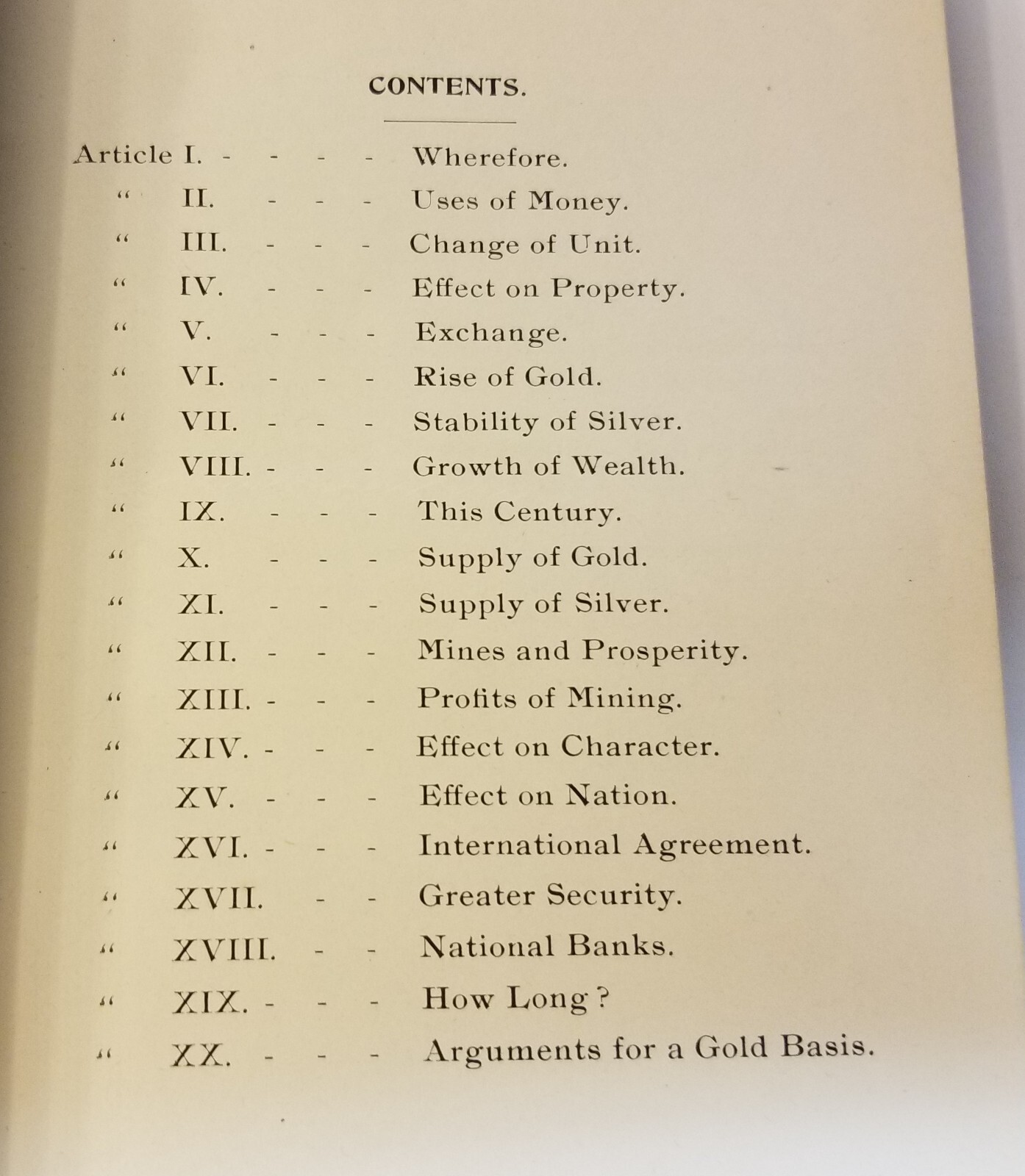 296: 1894 Rev. J.C. Elliott These Hard Times: Wherefore and How Long?, Economics