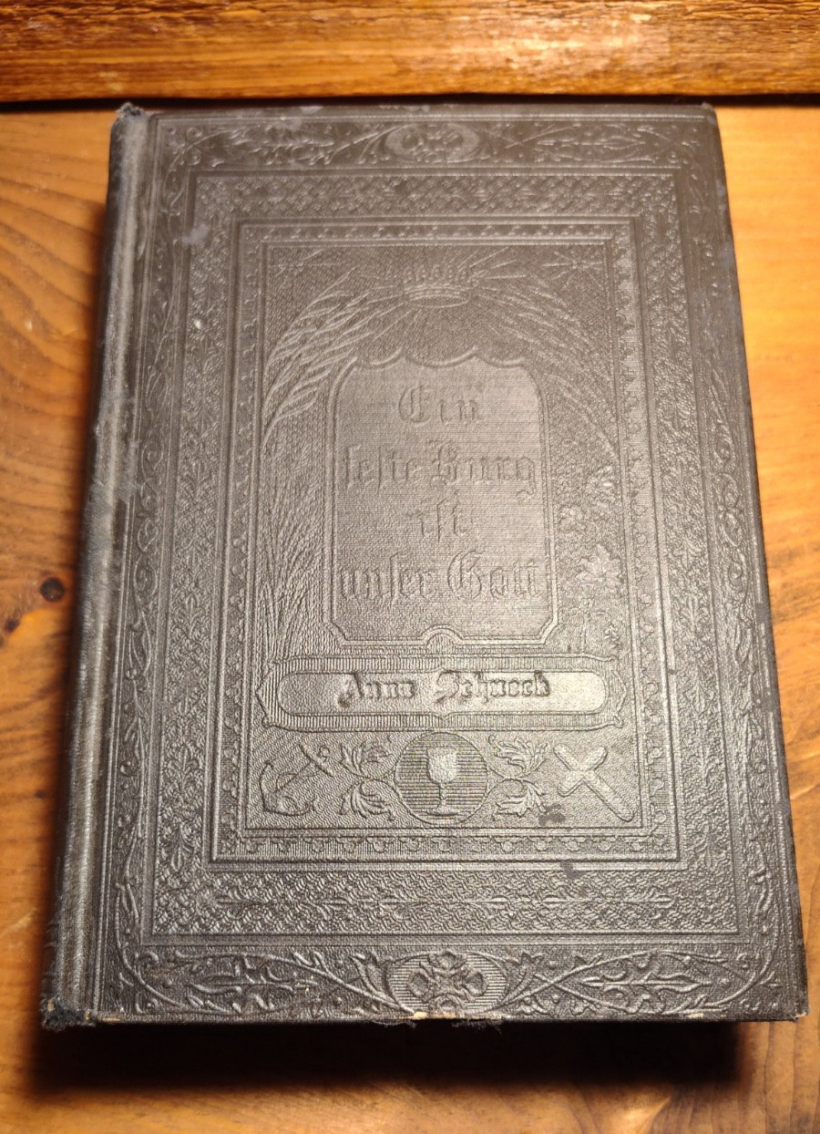 Antique Evangelical Lutheran Bible in German Kirchenbuch Religious Antiquarian