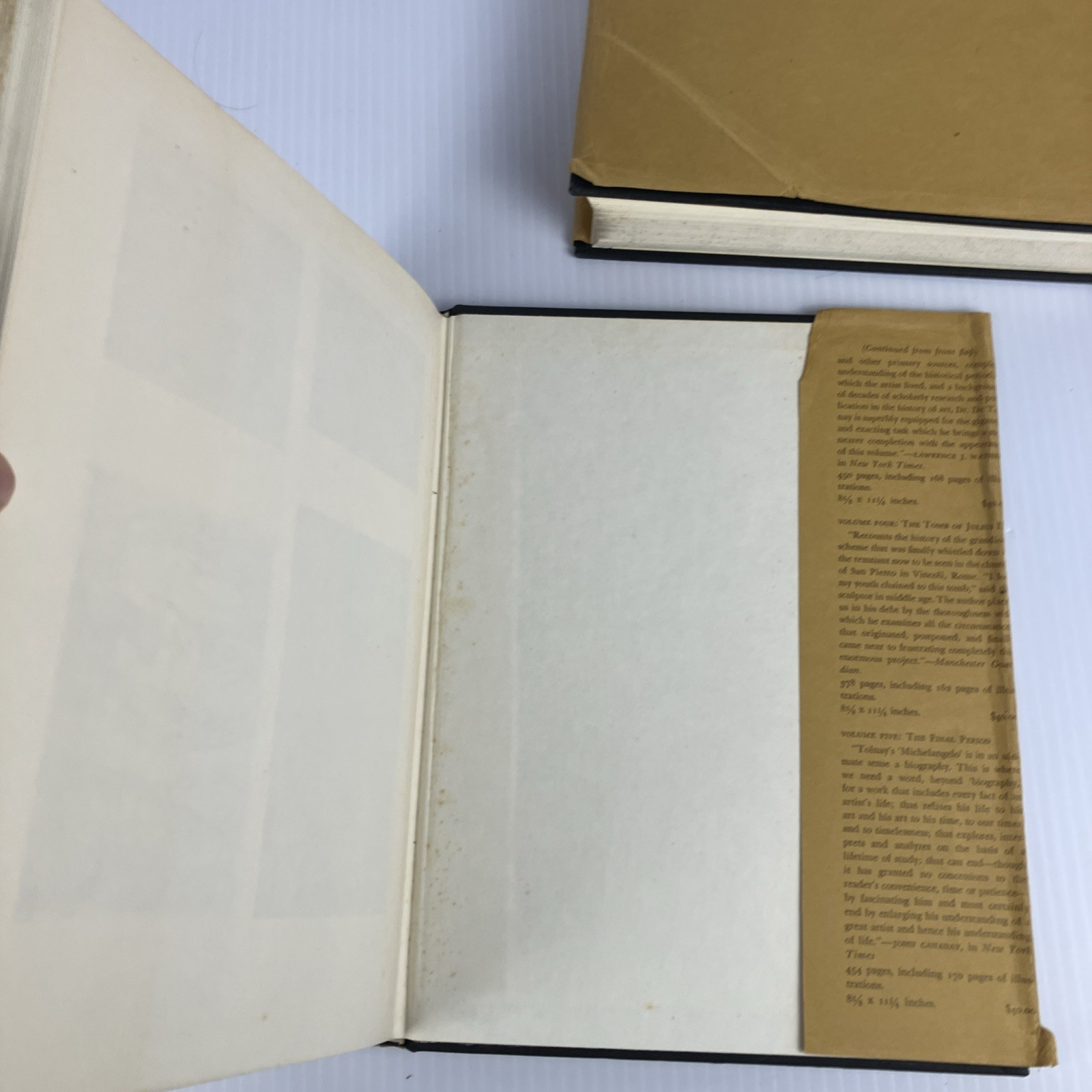 Michelangelo complete 5 volume book set by Charles De Tolnay art history