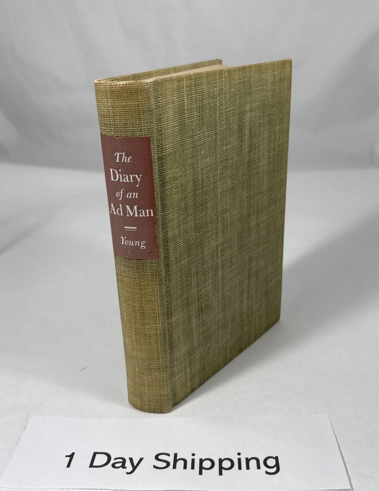 DIARY OF AN AD MAN James Webb Young 1944 First Edition Advertising Vintage No DJ