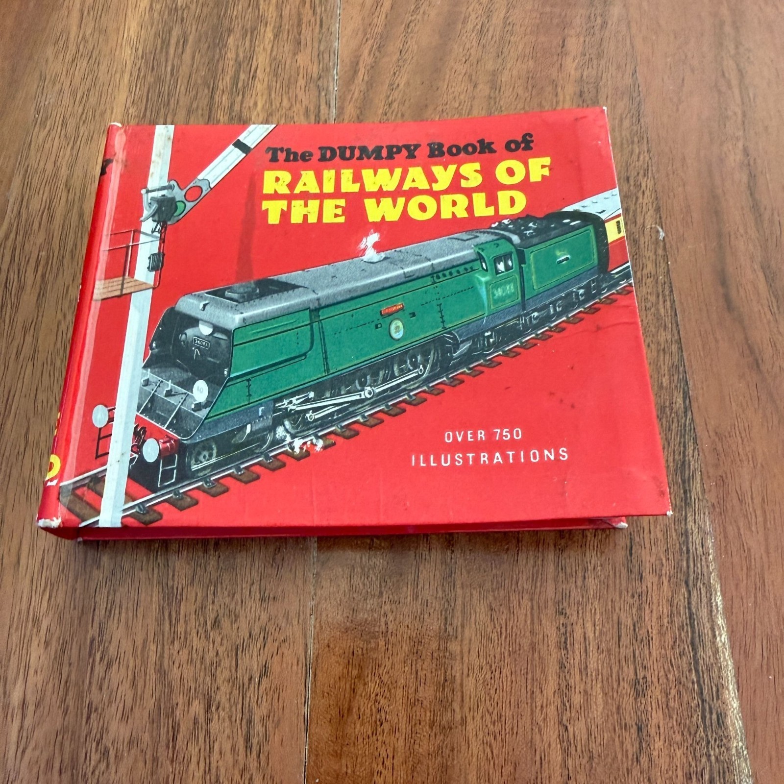 The Dumpy Book of Railways of the World 1958 Henry Sampson Illustrated HC Vintag