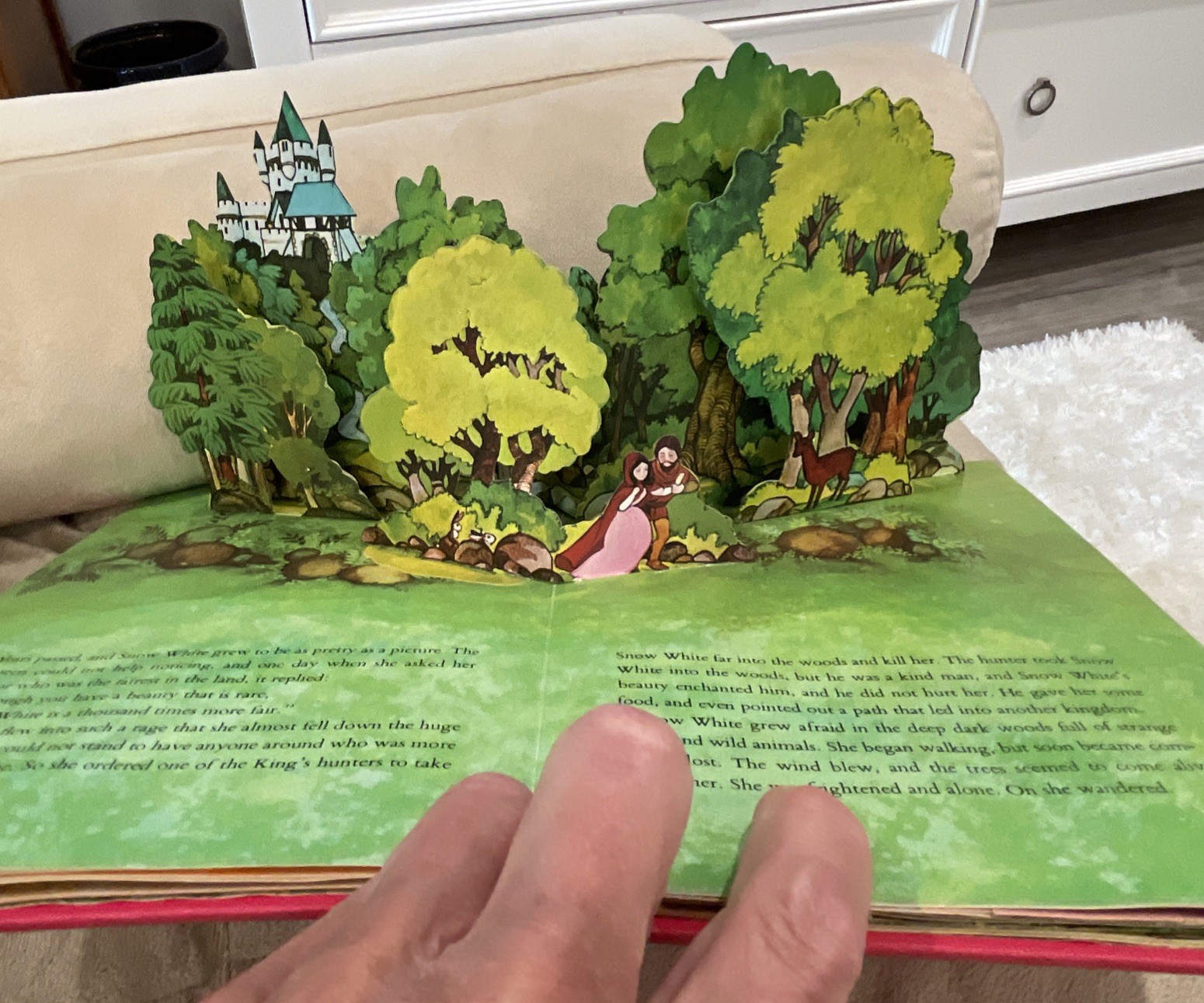 “HALLMARK” Vintage “POP UP BOOK” SNOW WHITE Fairy Tale 1978 Hardcover W/jacket