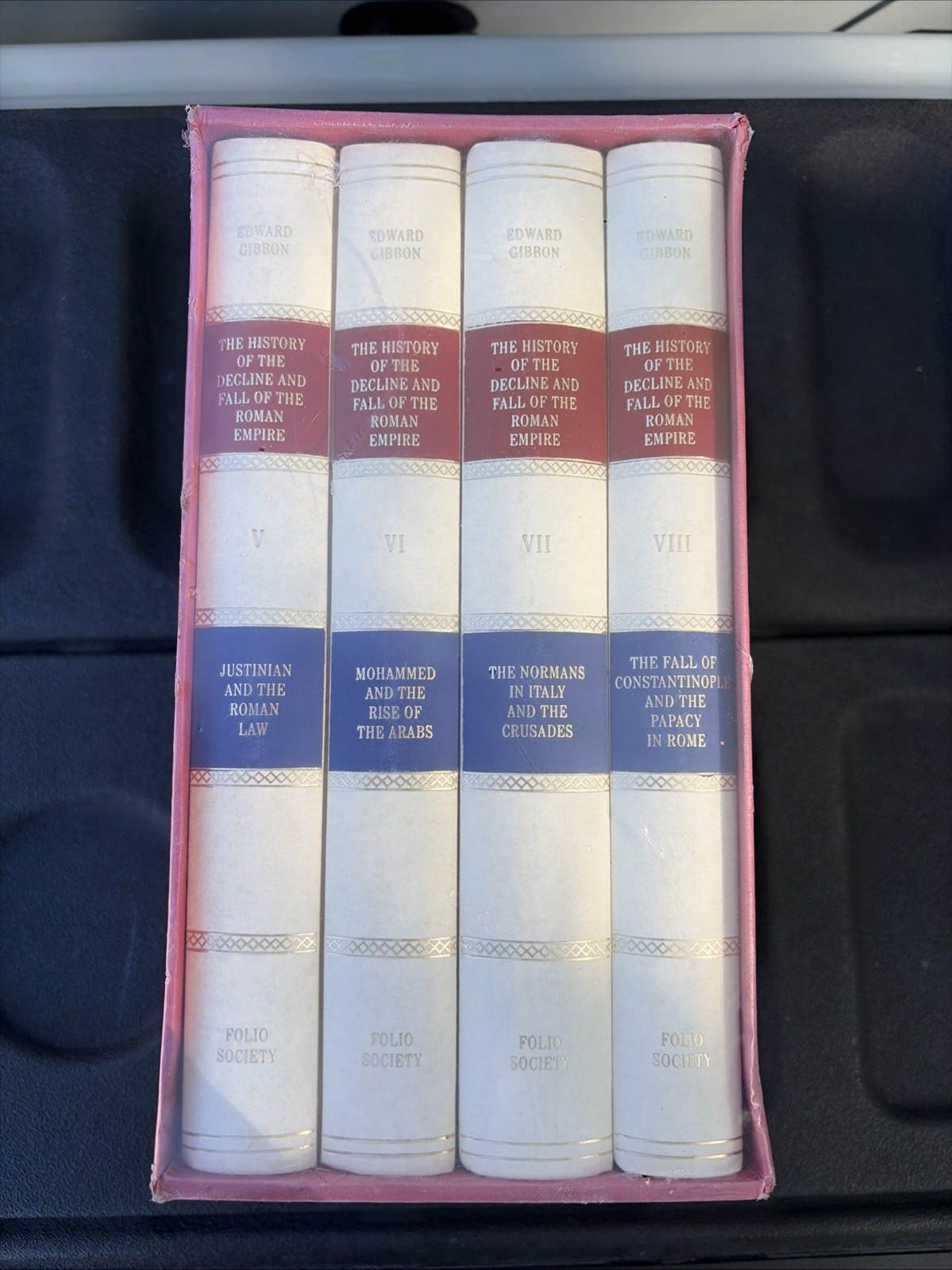 The Decline and Fall of the Roman Empire Vol 5-8 Box Set Folio Society (NEW)