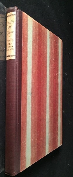 John Crow RANSOM / Chills & Fever IN FIRST ISSUE BINDING 1st Edition 1924