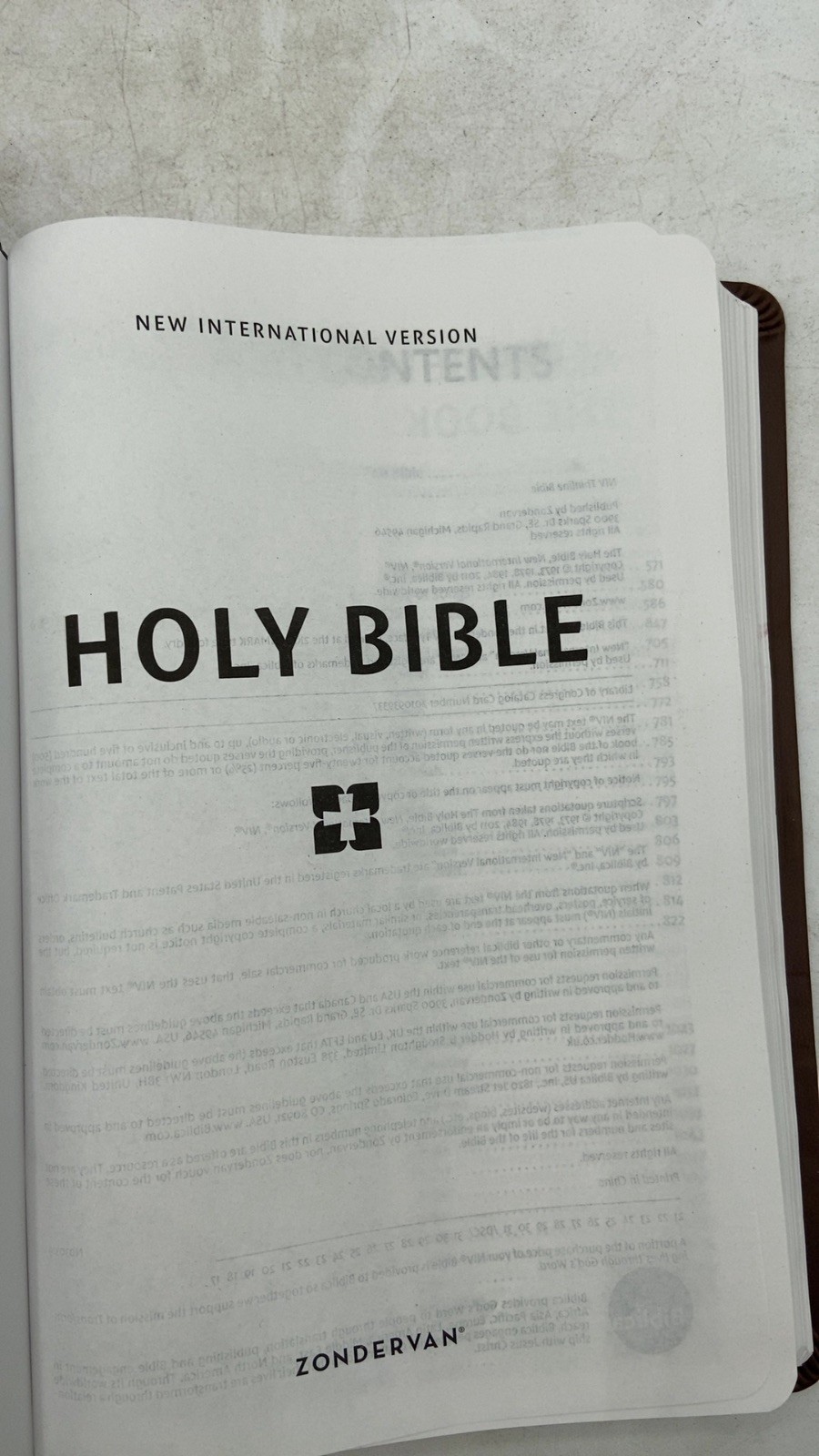 Holy Bible: New International Version Hardcover NIV Thinline Bible 2011