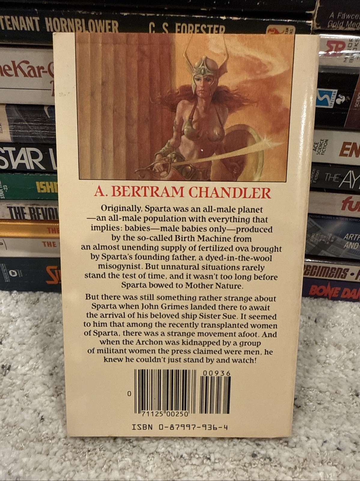 1984 The Last Amazon by A. Bertram Chandler 1st Printing Paperback Book