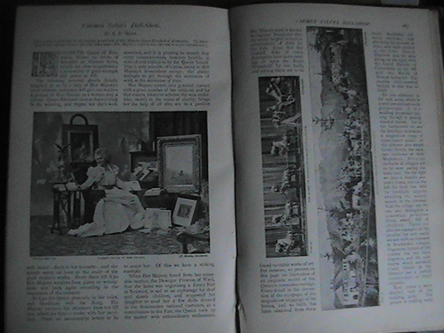 Carmen Sylva Author Rumania Doll Show Dolls Rare Victorian Antique Article 1898