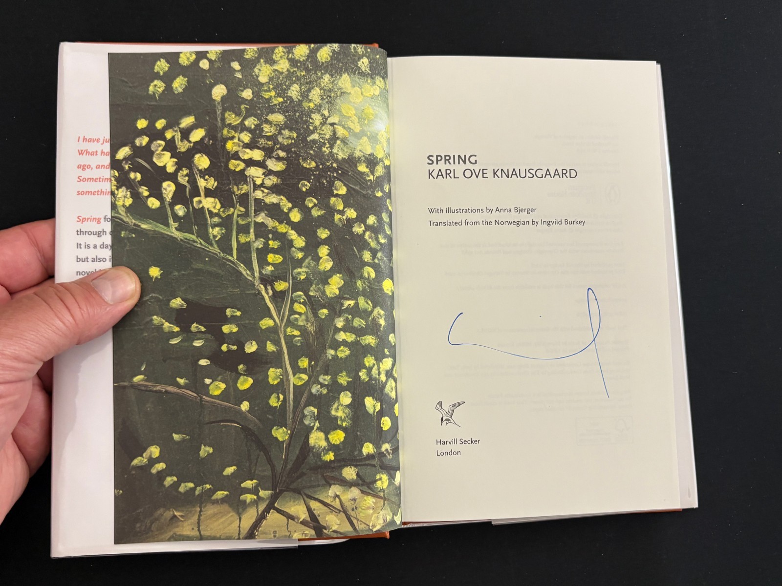 Karl Ove Knausgaard Seasons Quartet 4 1sts signed Harvill Secker 2017 FINE
