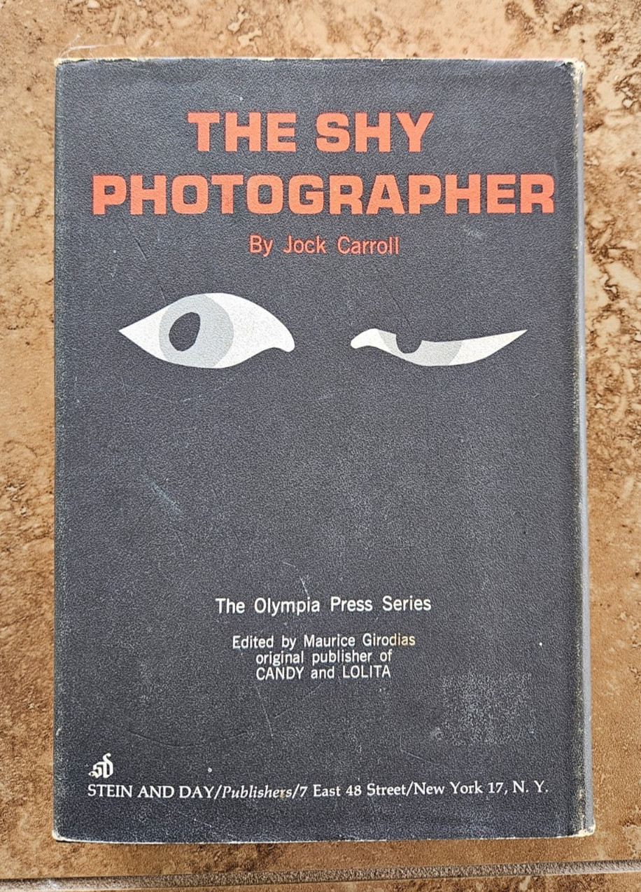 JOCK CARROLL The Shy Photographer HC/DJ Stein & Day 1964 1st ed. OLYMPIA PRESS