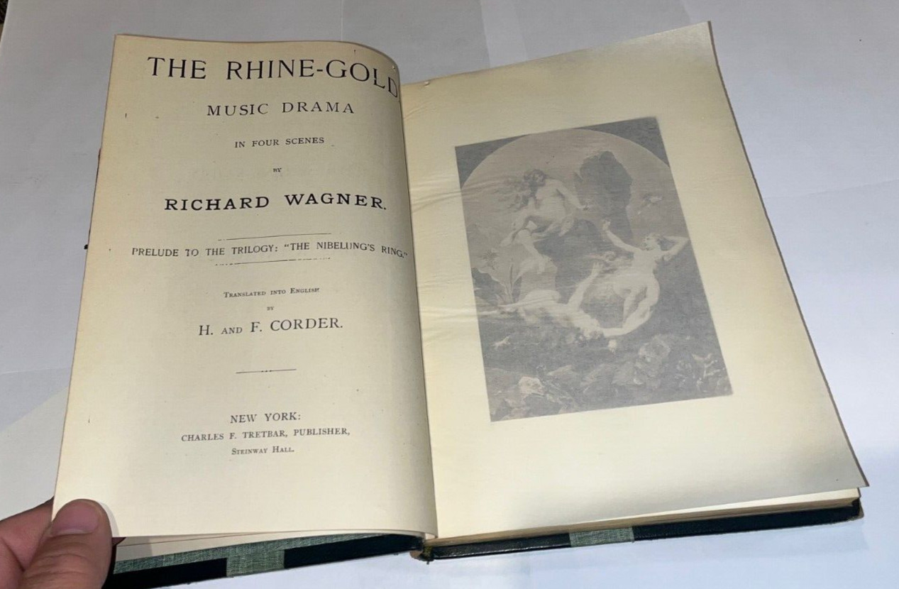 Der Ring des Nibelungen Richard Wagner 1908 Metropolitan Opera Heinrich Conried