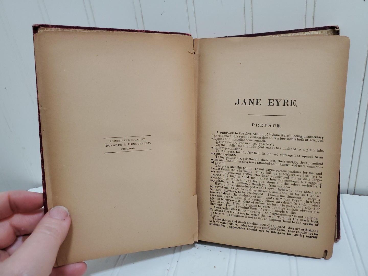 1880’s JANE EYRE by Charlotte Bronte Caxton Edition Belford Clarke Donohue Henne