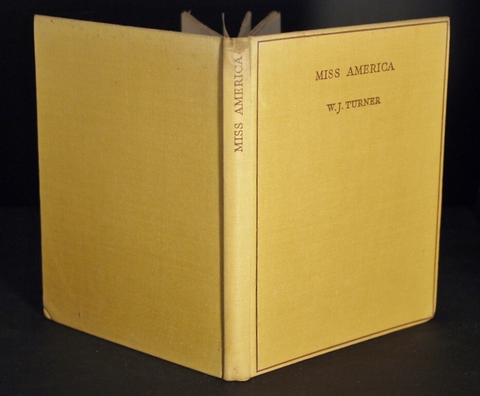W.J. Turner Miss America 1st UK Edition in Dust-Jacket 1930