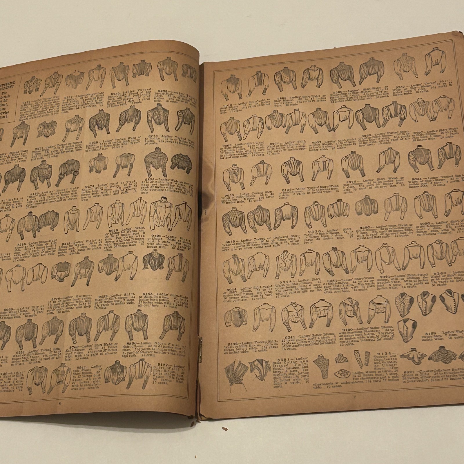 Butterick 1906 Sewing Pattern Catalog Book Ladies Kids Mens Fashion & Designs