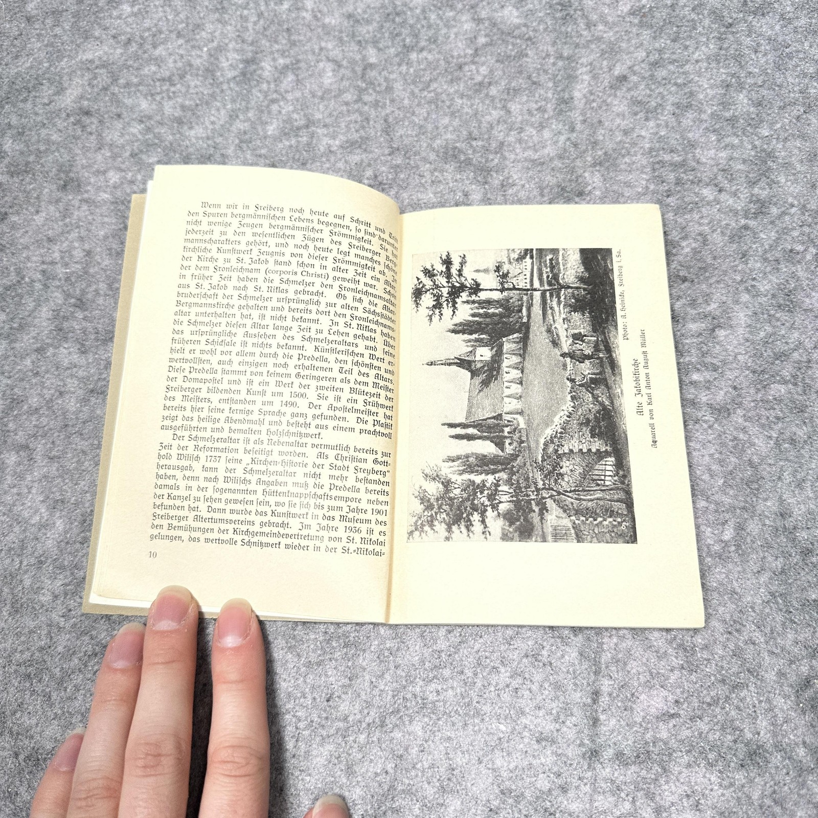 German 1938 Bergbauliche Spuren Freiberg Mining Sachsenweger Pamphlet Nazi Era