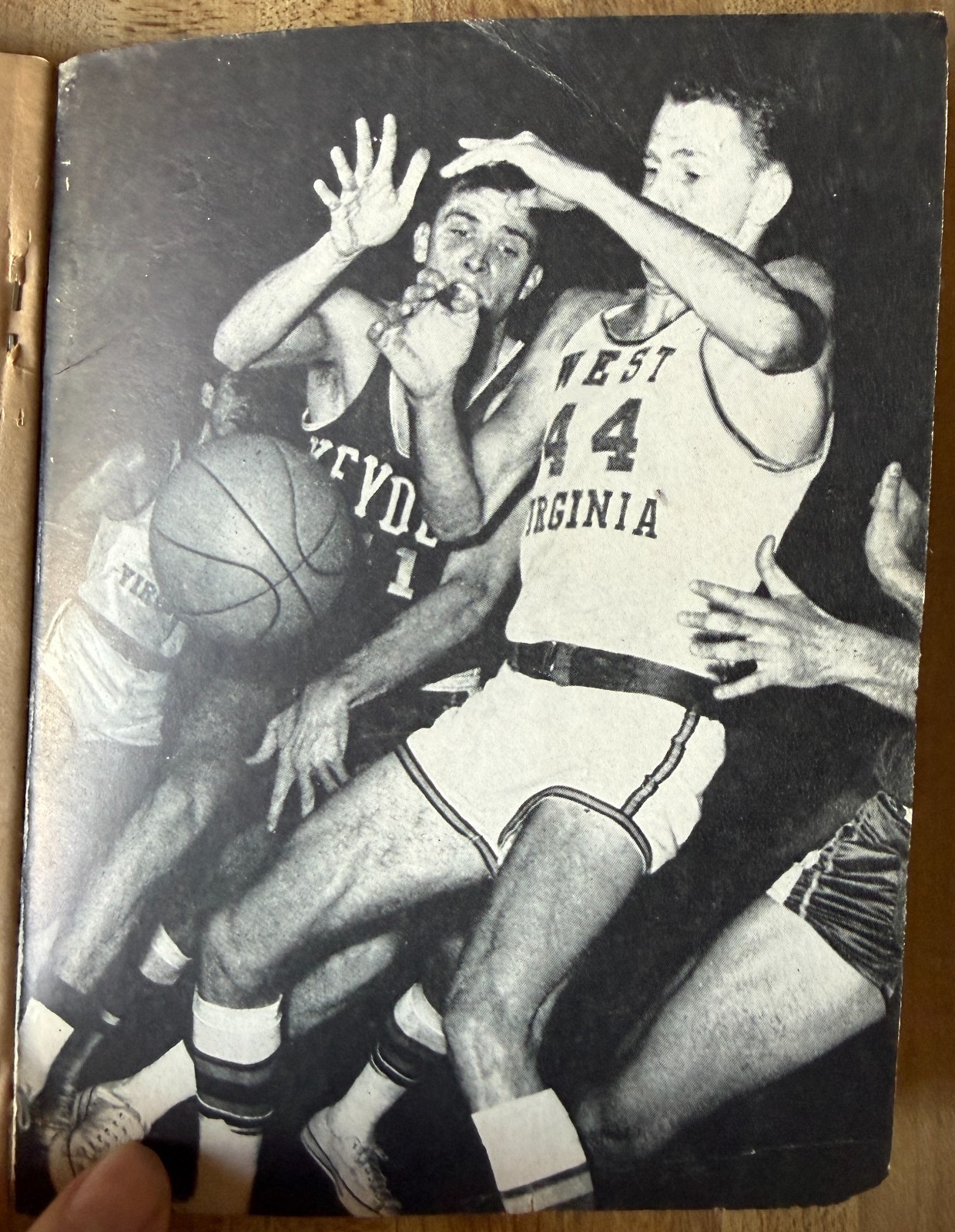 Vintage 1963 Official Collegiate Basketball Record Book Jerry West of Ohio State