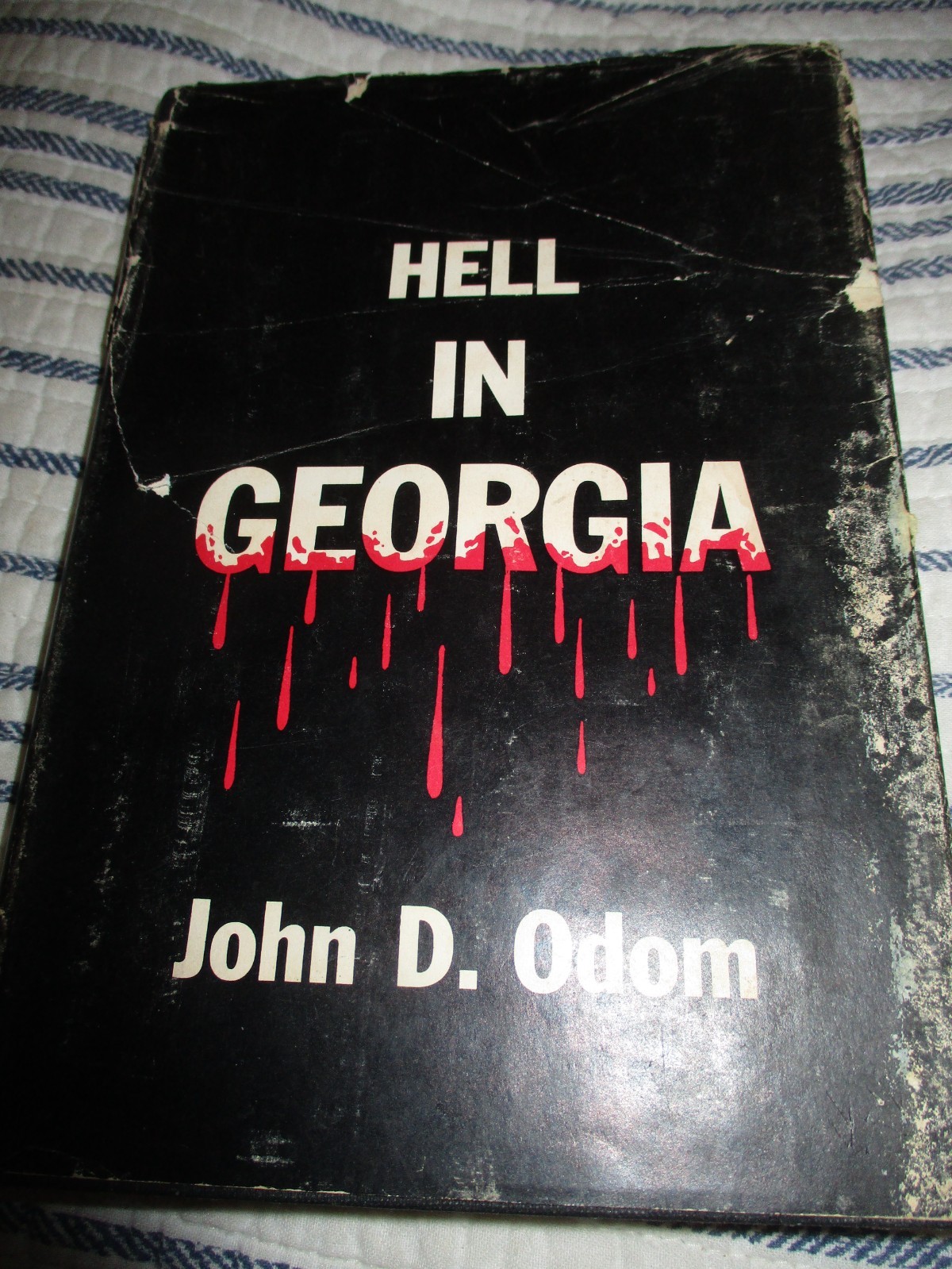 Hell in Georgia John D. Odom HC/DJ c1960 Vintage Book Civil War