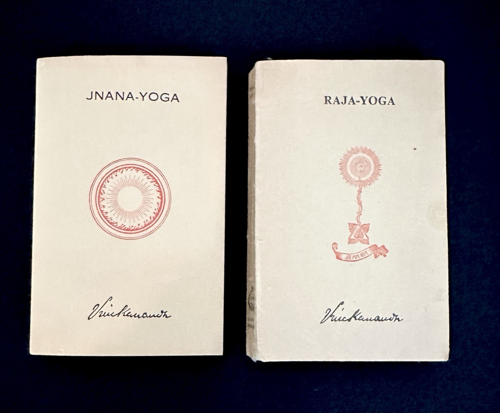 Raja-Yoga & Jnana-Yoga Swami Vivekananda Advaita Ashrama 1970s VG Set