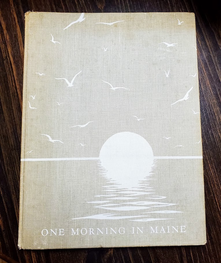 One Morning in Maine By Robert McCloskey Printed In 1952 Second Printing VTG HB