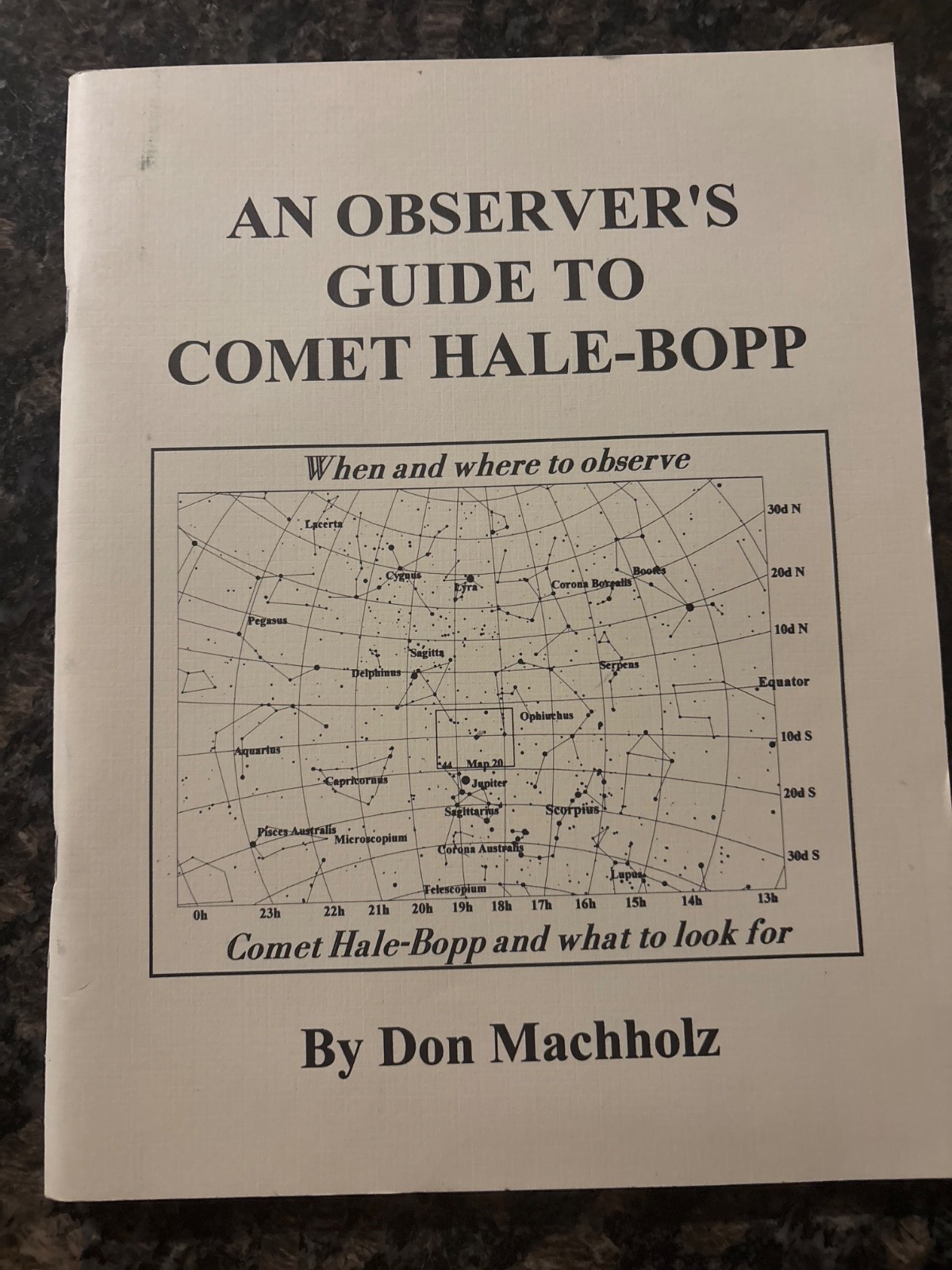 AN OBSERVER’S GUIDE TO COMET HALE-BOPP Don Machholz 1996