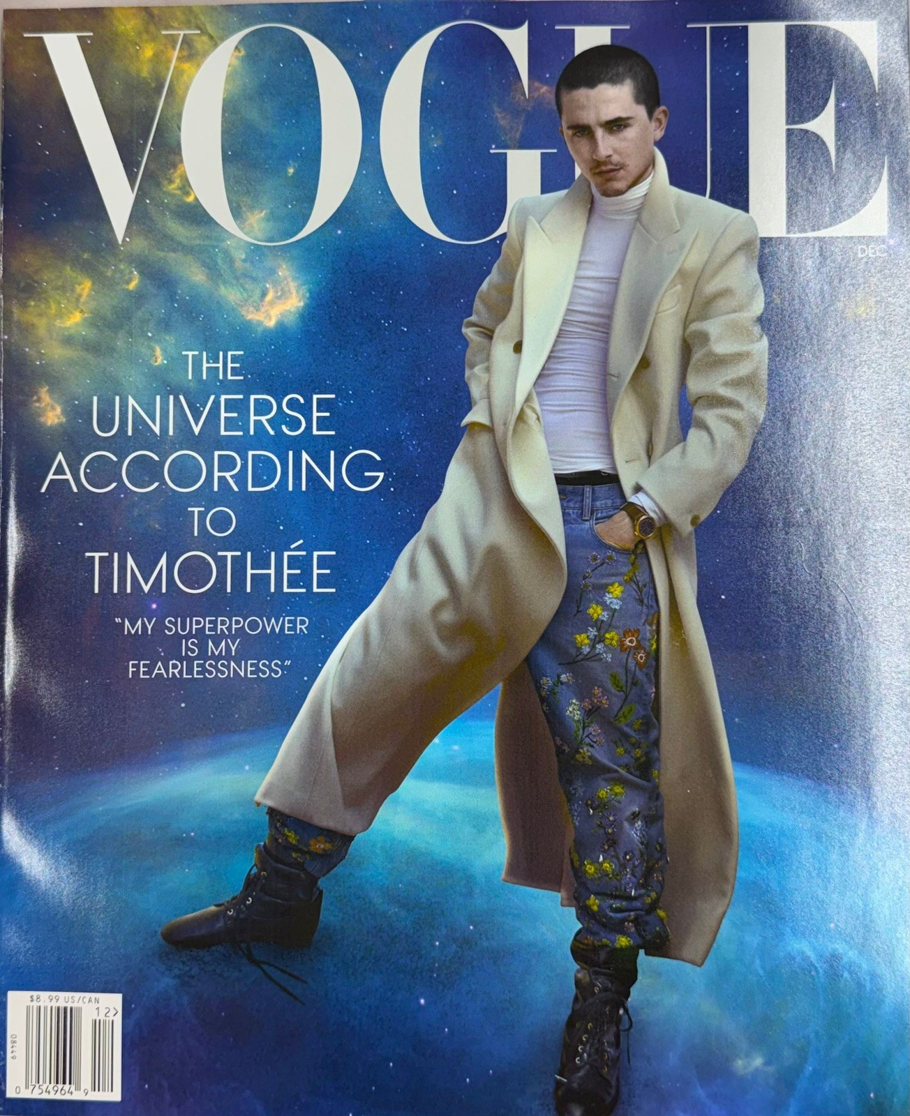 VOGUE USA (AMERICAN) MAGAZINE-DECEMBER 2025-TIMOTHEE CHALAMET-Brand New-IN STOCK