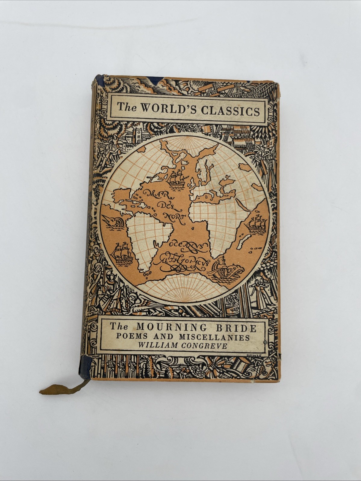 The Mourning Bride A Tragedy poems and miscellanies -William Congreve 1928 HB/DJ