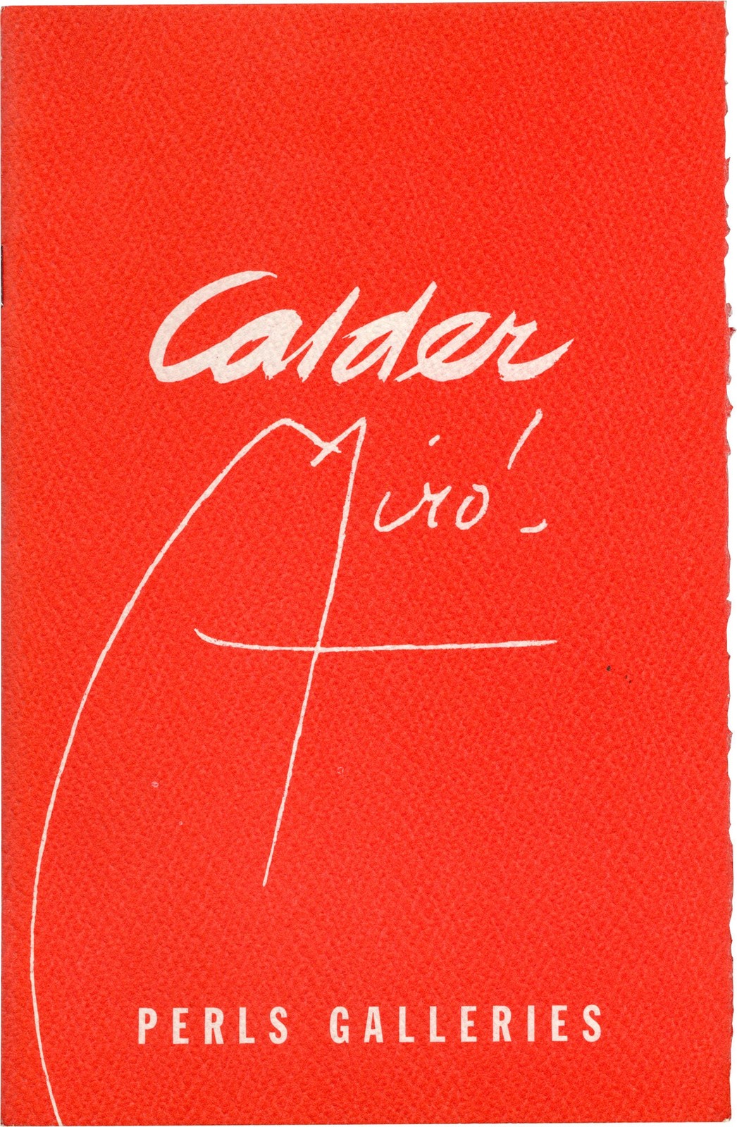 ALEXANDER CALDER JOAN MIRó First Edition 1961 #170091