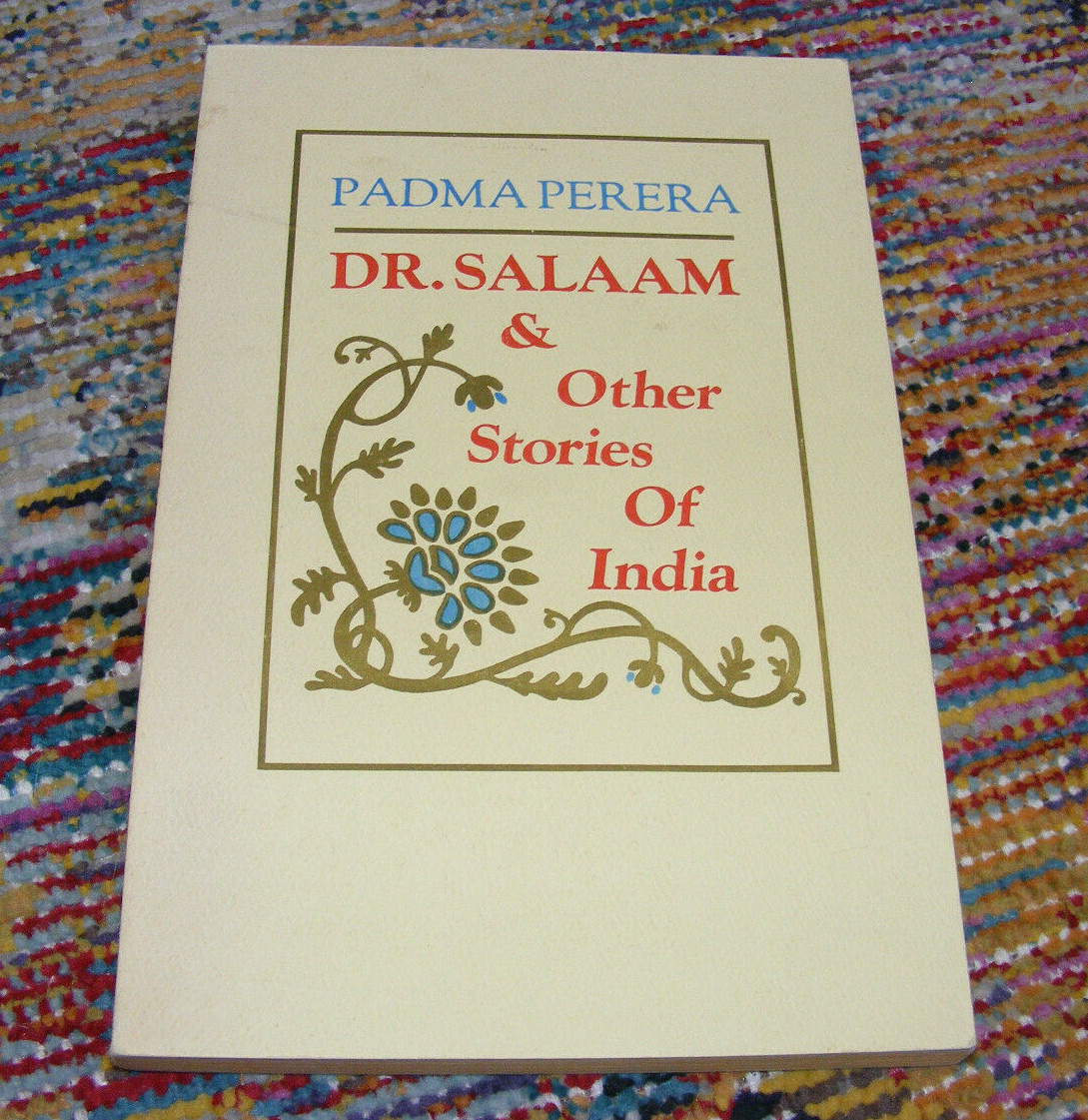 Padma Perera Dr. Salaam & Other Stories Of India 1978 Rare 1st edit Book Hejmadi