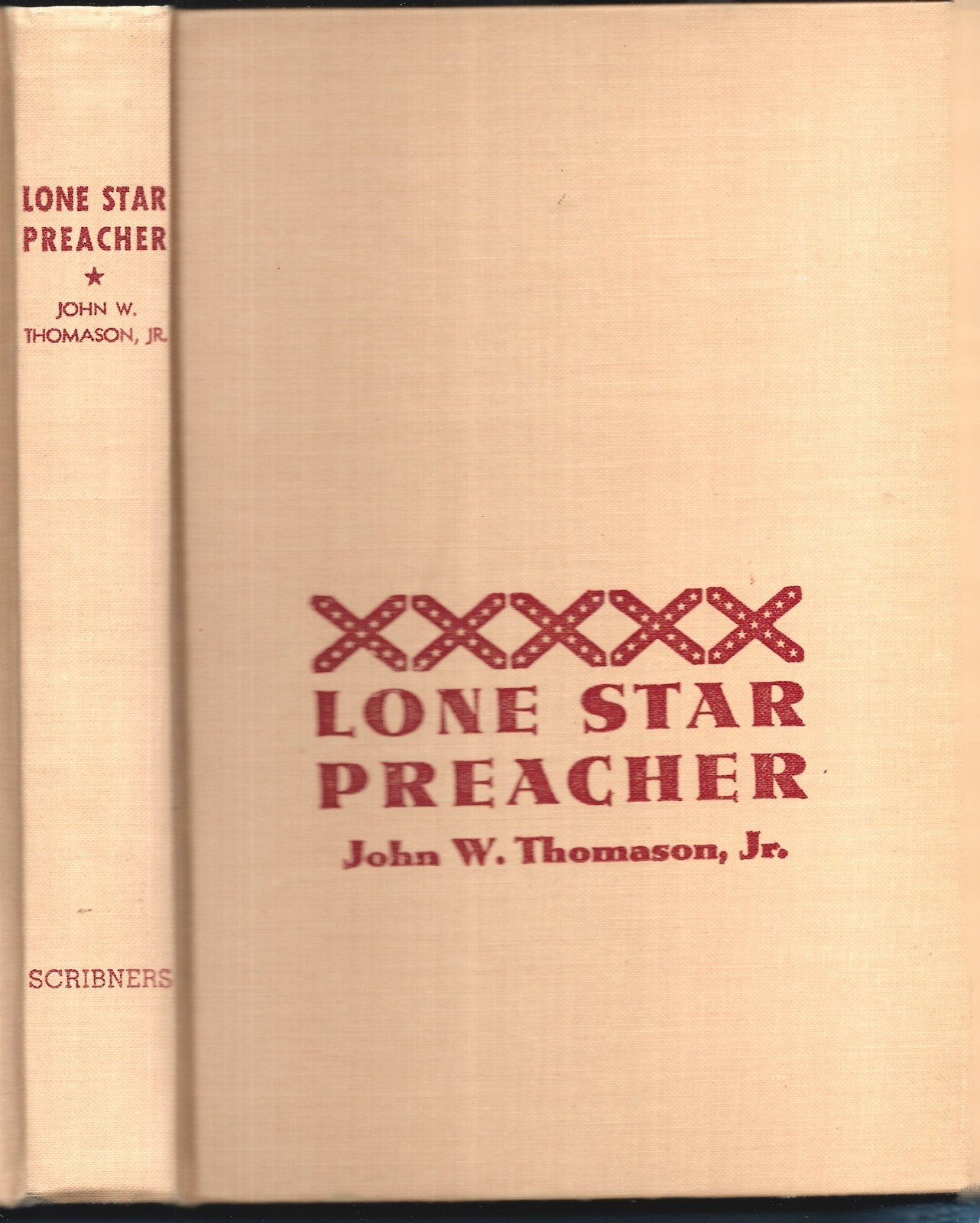 Lone Star Preacher HB-John W. Thomason Jr.-1944-296 pages-Civil War