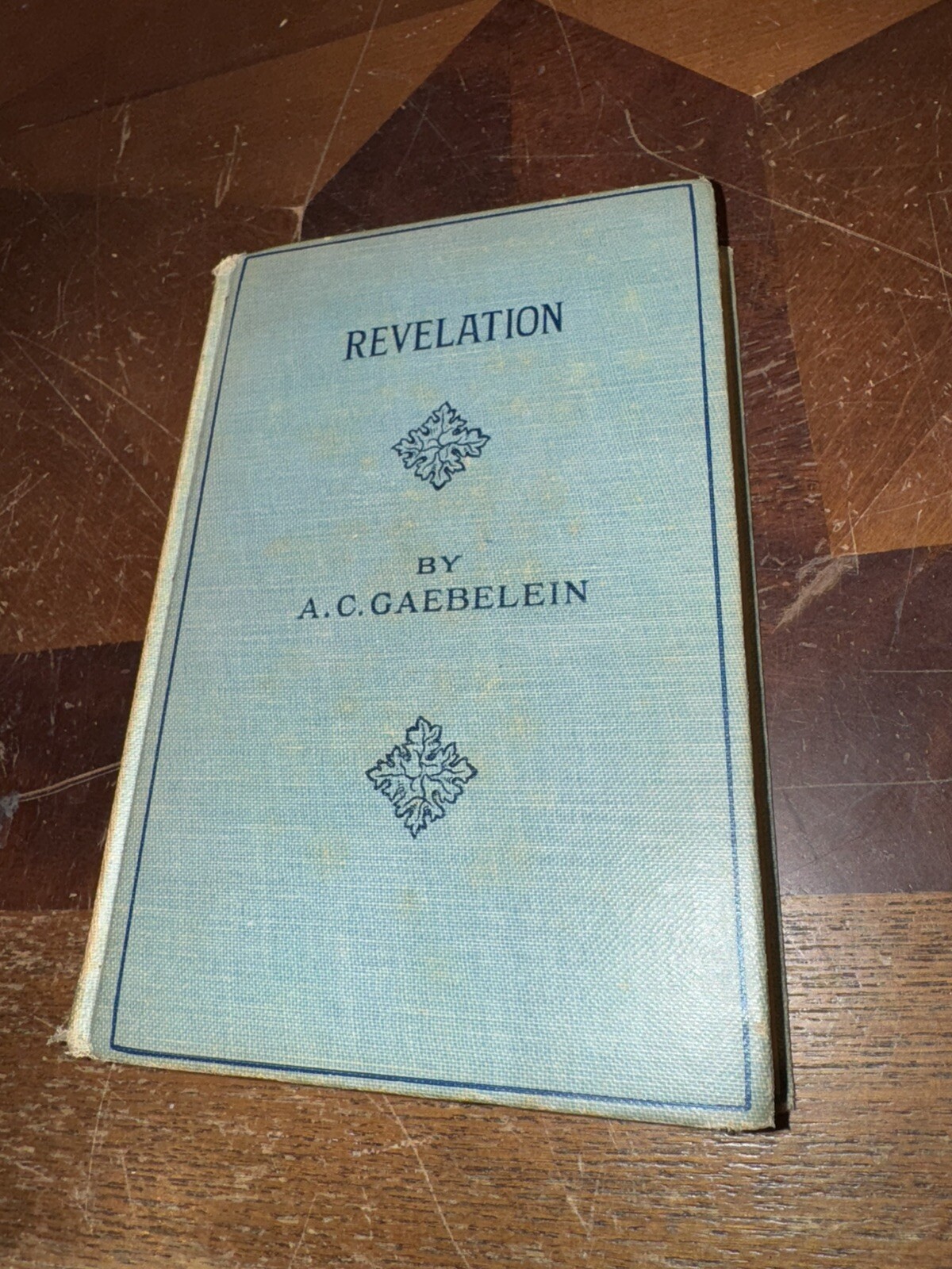 Revelation A C Gaebelein Arno 1915 Hardcover Book Christian Seminary Rare