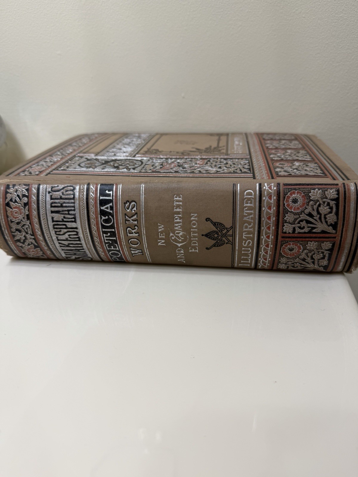 WILLIAM SHAKESPEARE Complete Works ANTIQUE BOOK Porter Coates 1800s Illustrated