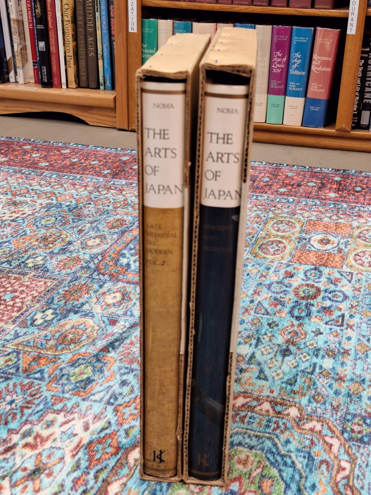The Arts of Japan 2 Vol. Set by Seiroku Noma 1966/1967, 1st ed. with slipcases