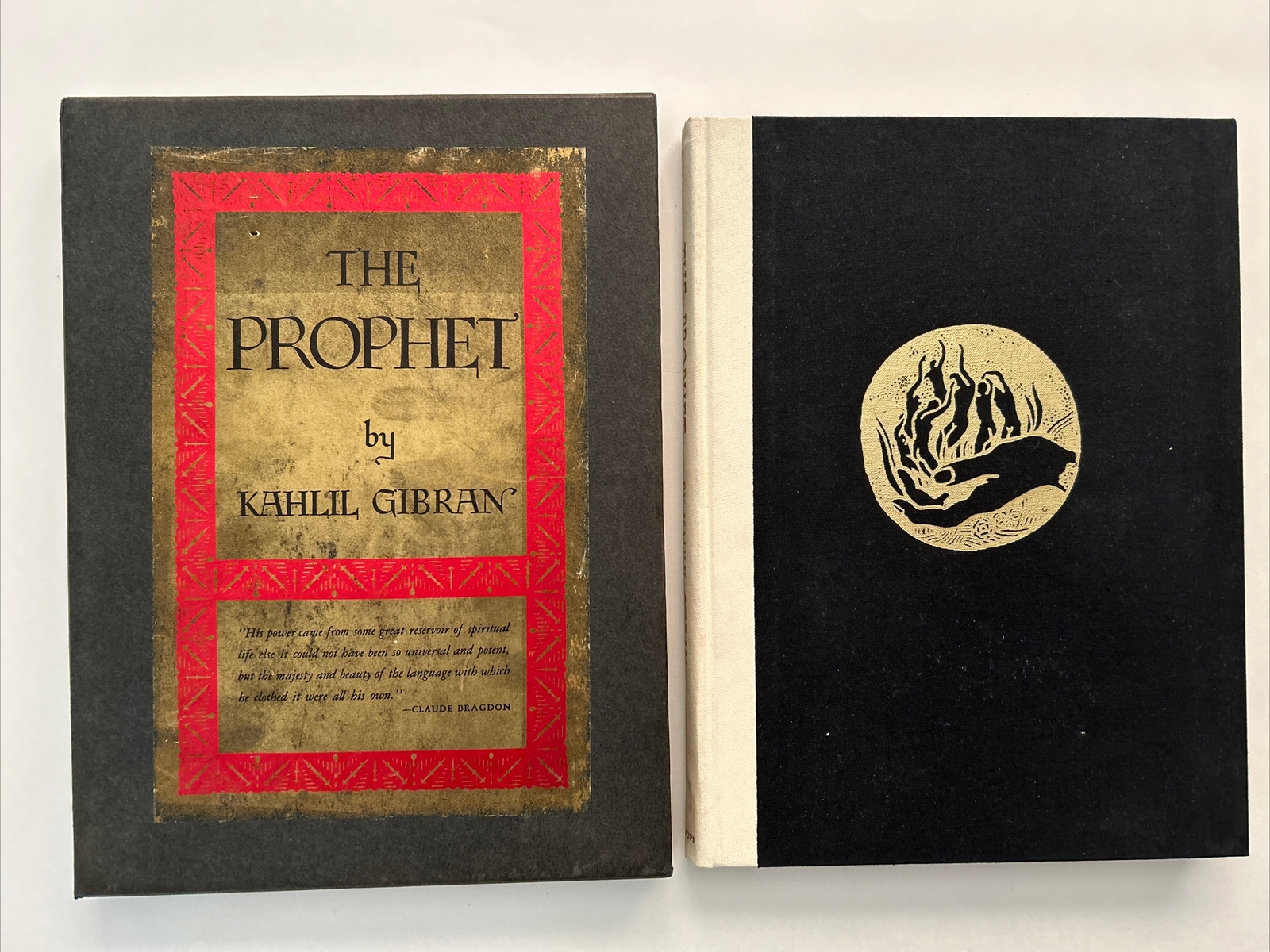 The Prophet by Kahlil Gibran Hardcover & Slipcase 1971 Fifteenth printing