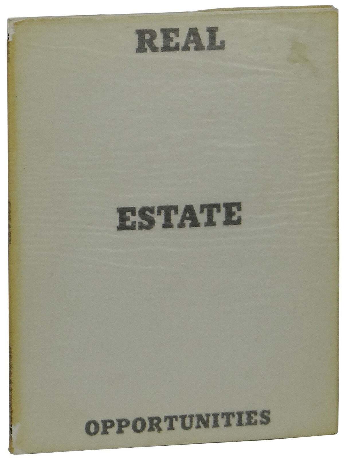 Real Estate Opportunities ~ ED RUSCHA ~ First Edition 1970 Edward LA Los Angeles