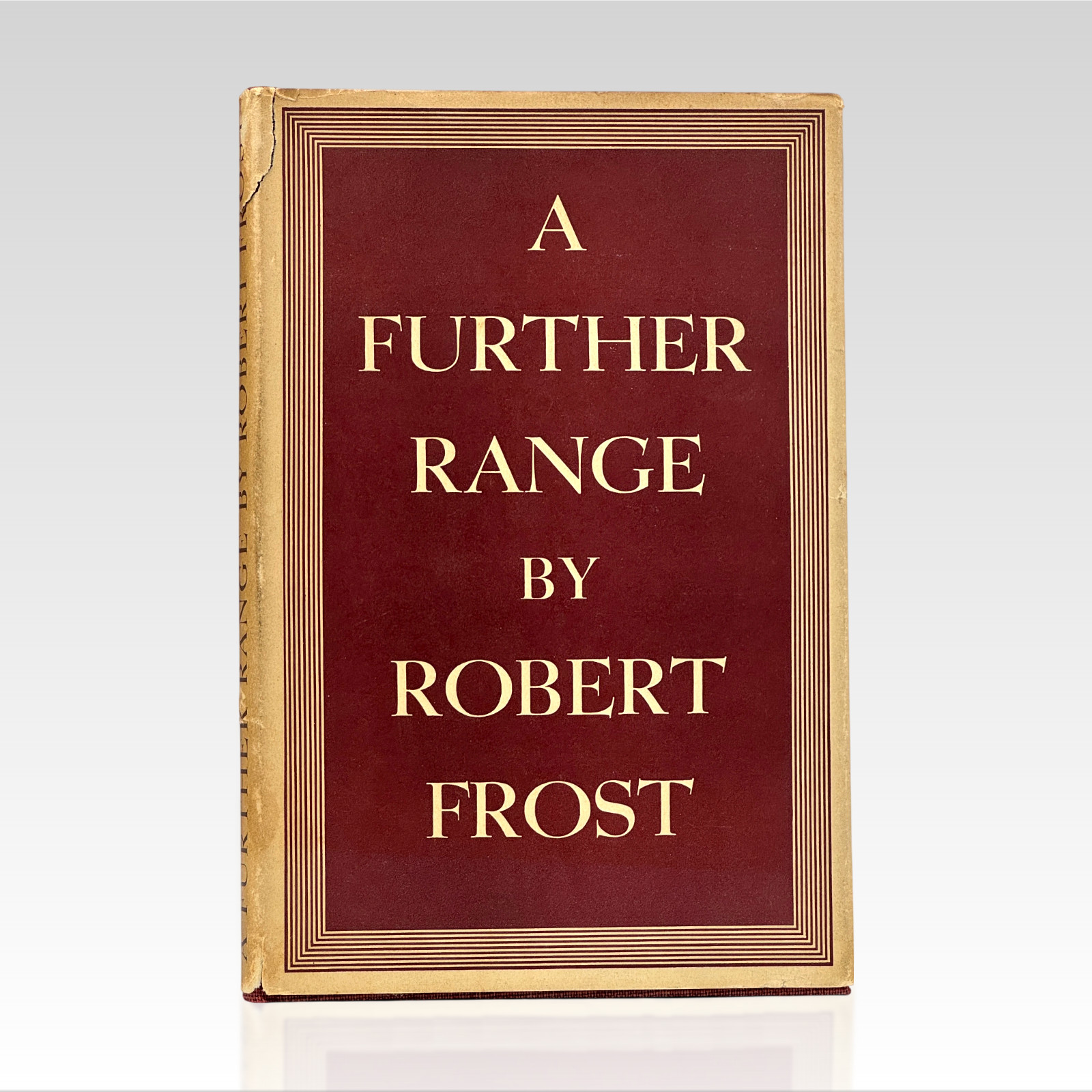1936 ROBERT FROST. A Further Range VINTAGE HC VG