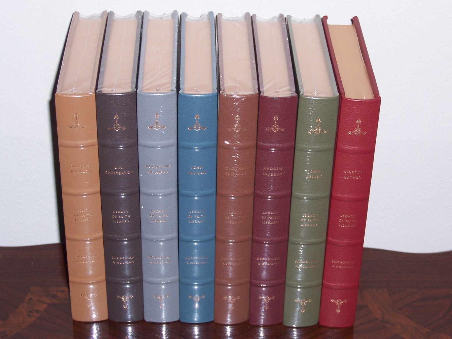 Broadman & Holman Legacy of Faith Library 8 vols Bunyan Chesterton Luther Wesley
