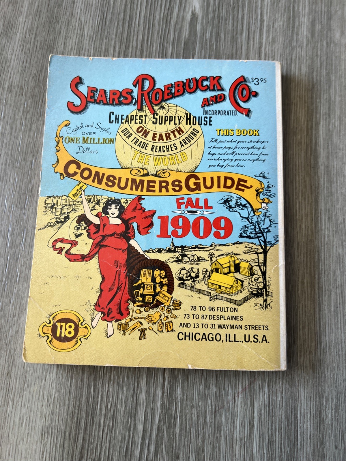 Sears Roebuck and Co 1909 Fall Consumer Guide Catalog Reprint 1979