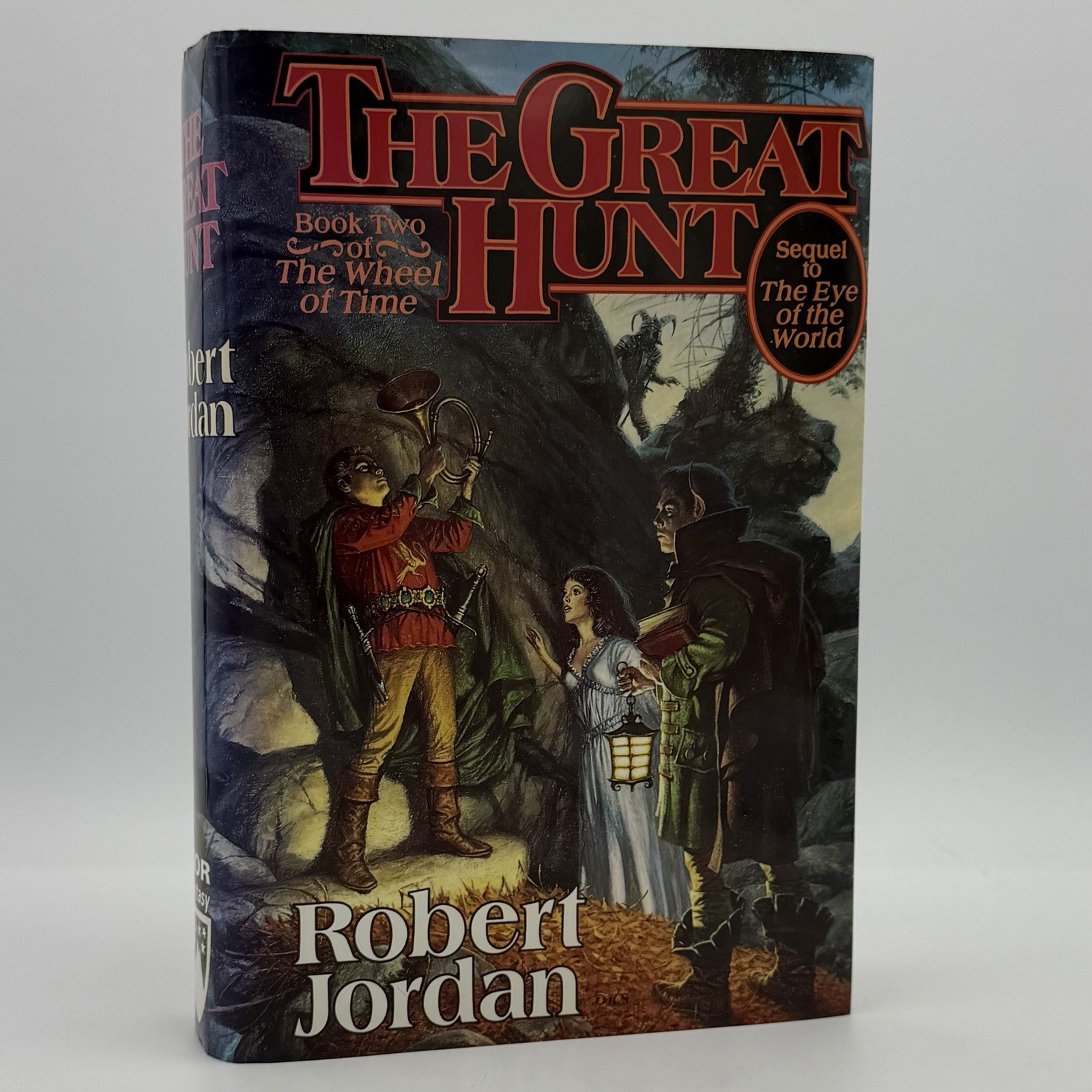 The Great Hunt – Robert Jordan (1st edition 2nd print hardcover) Tor Books, 1990