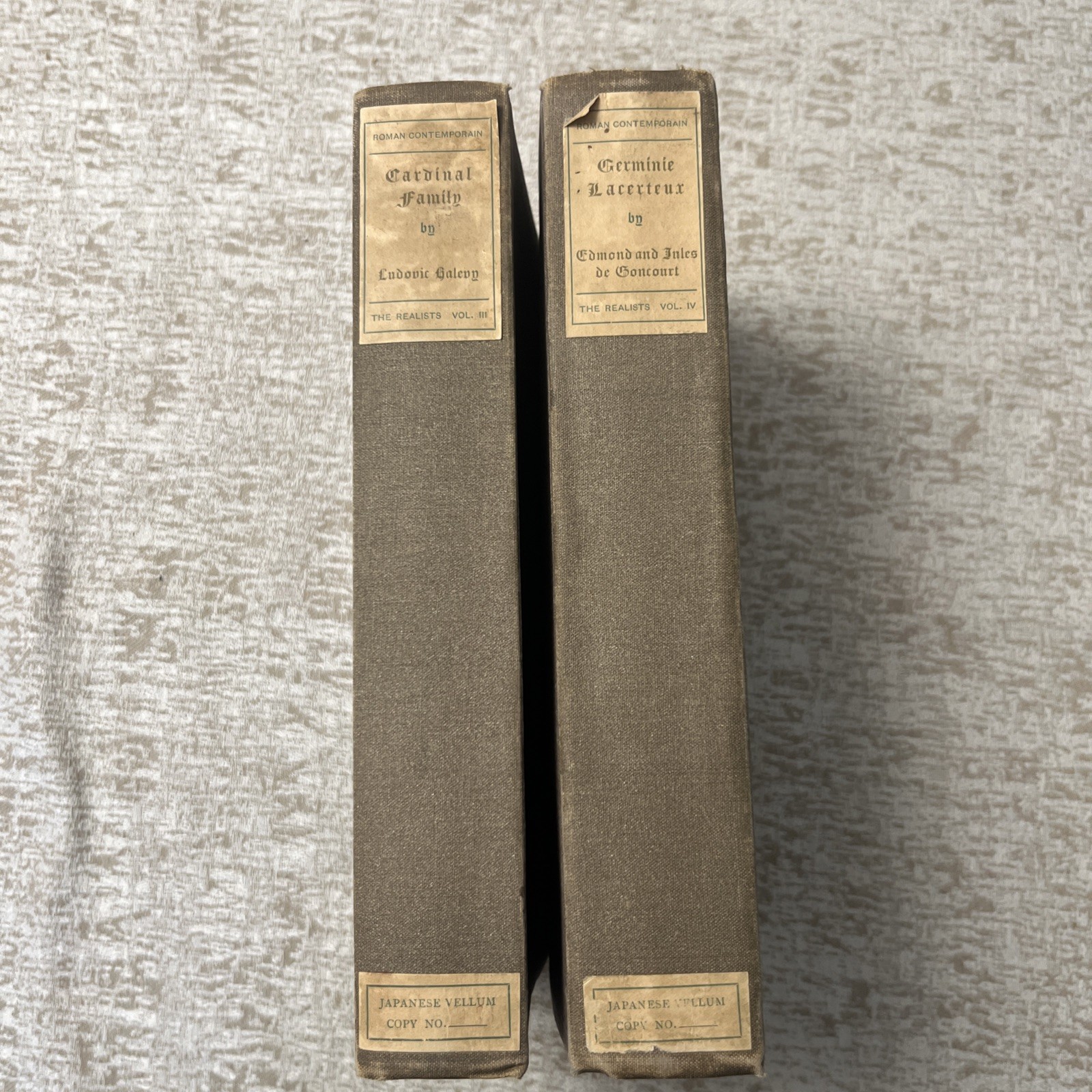 Roman Contemporaries: Realists Volumes 3 & 4. George Barrie & Son. Circa 1900.