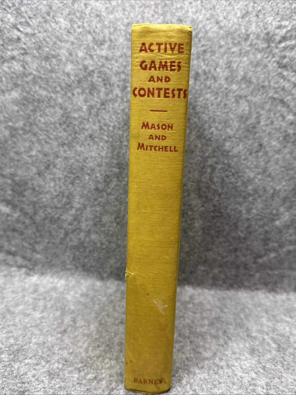 Active Games and Contests 1935 Mason Mitchell HC A.S. Barnes Sports Recreation