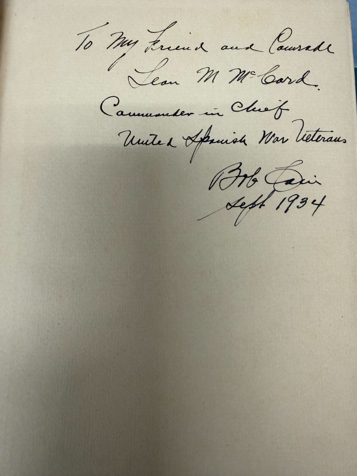 MY EXPERIENCES IN THE WORLD WAR, PERSHING, 1931, SIGNED