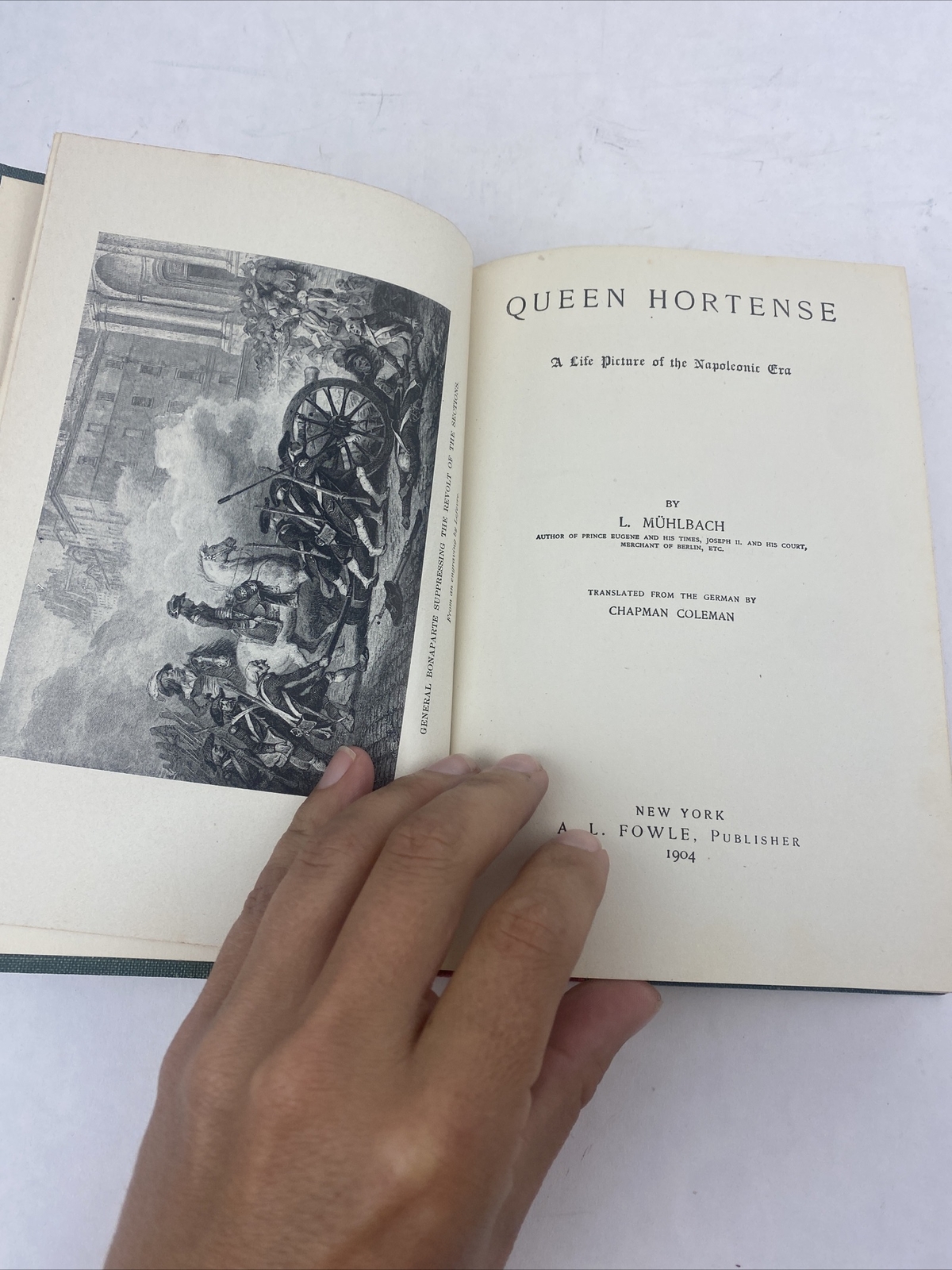 1904 Queen Hortense L. Muhlbach Vintage Hardcover
