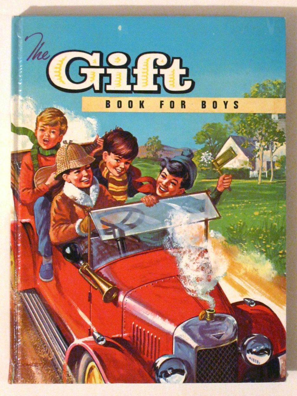 Vintage 1972 The GIFT BOOK for BOYS! Hardcover Story & Comic Book! (Rylee, UK)